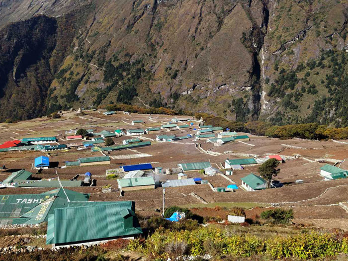 village with small house